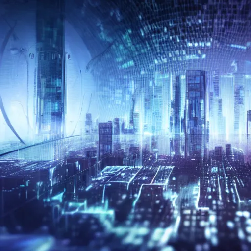 Image similar to Futuristic Cyber City Landscape, Unsplash, Shutterstock, Photorealism