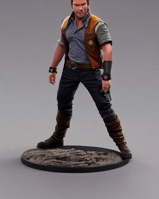 Prompt: chris pratt action figure. dnd, high fantasy. royo, artgem, wlop