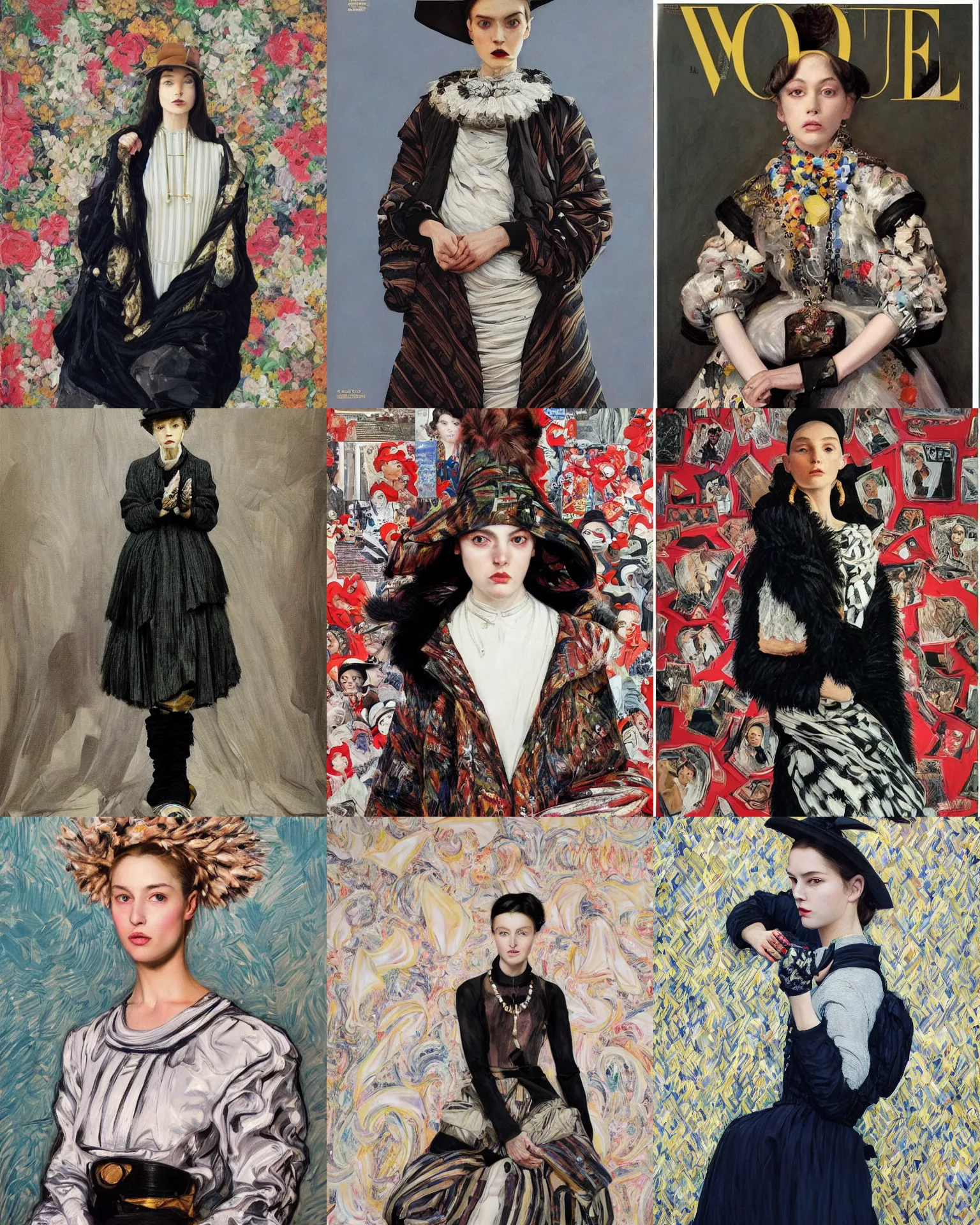 Prompt: highly - detailed, 2 0 2 0 s supreme brand streetwear, full - length portrait painting. james tissot, vogue magazine, zinaida serebriakova, edward hopper, annie leibovitz. a modern!!!!! 2 0 1 0 s vogue fashion photography portrait, studio photography portrait, background, fully - clothed!!!.