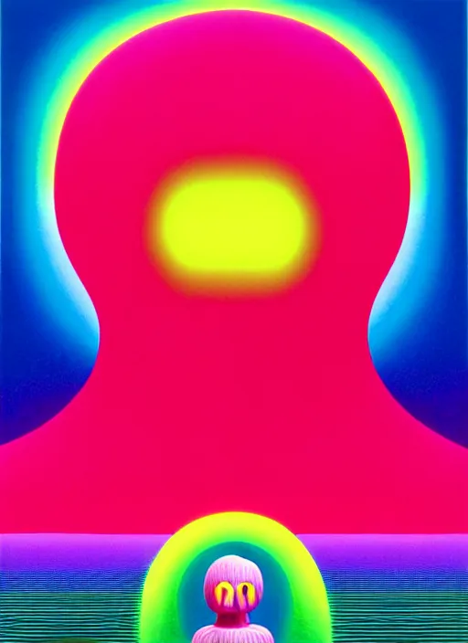 Image similar to god by shusei nagaoka, kaws, david rudnick, airbrush on canvas, pastell colours, cell shaded, 8 k