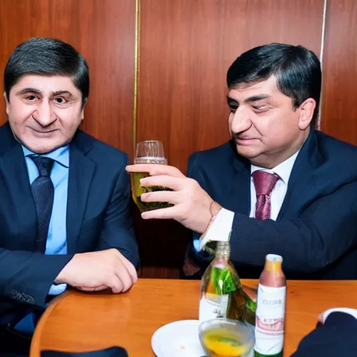 Prompt: akhmetov daniyal drinking