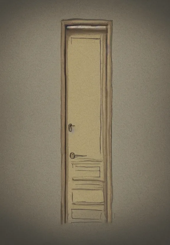 Prompt: an illustration of the door to reality