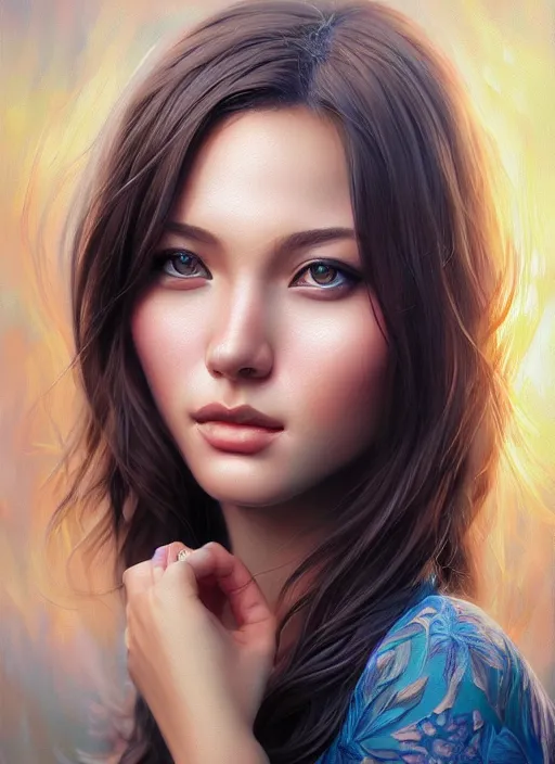 Image similar to photo of a gorgeous young woman in the style of stefan kostic, realistic, sharp focus, 8 k high definition, insanely detailed, intricate, elegant, art by stanley lau and artgerm