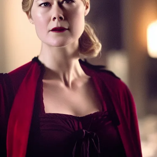 Image similar to rosamund pike as a vampire