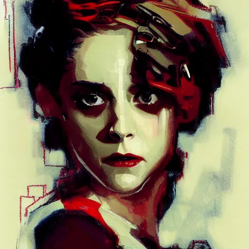 Image similar to alison brie as kristen stewart as iron man, intricate, elegant, highly detailed, greg manchess, mucha, liepke, ruan jia, jeffrey catherine jones, ridley scott