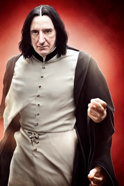 Prompt: severus snape as a masterchef judge, wide angle, redscale photography, dramatic lighting, photorealistic, cinematic lighting, high detail, cinematic feel, high octane, 4 k, unreal engine, digital render, intricate, ultra realistic, concept art
