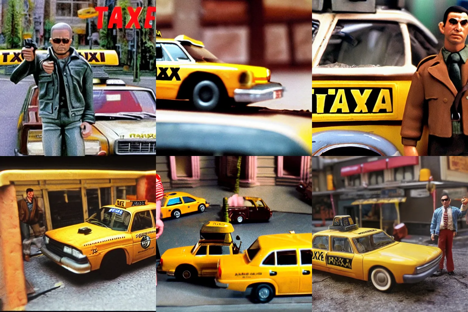 Prompt: Taxi Driver movie scene diorama, ultra realistic”