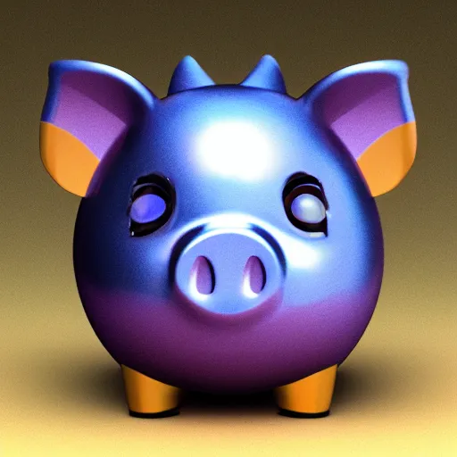 Blue Piggy Bank Illustration Graphic by lizstudio · Creative Fabrica