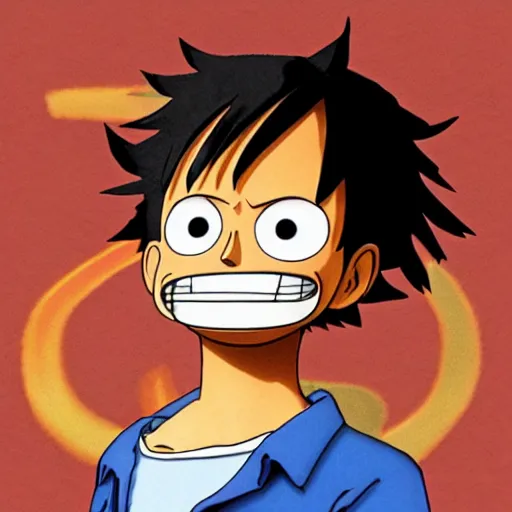 Image similar to luffy by pixar