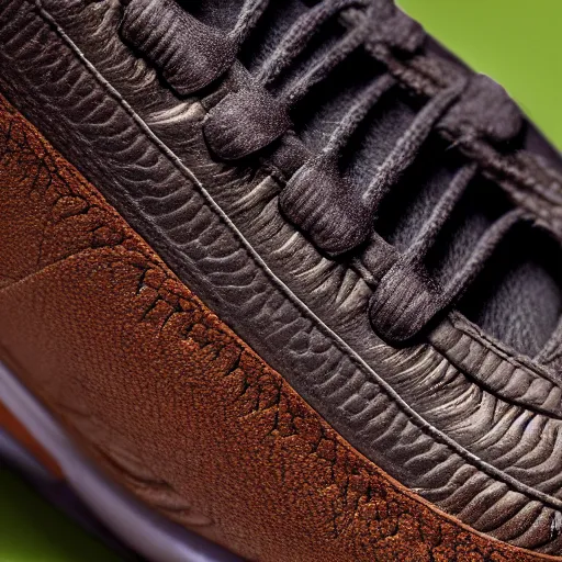 Image similar to trex waring sneakers, award winning, macro, high detail, 85mm, 4k, 8k, HD, super high resolution, photoshop