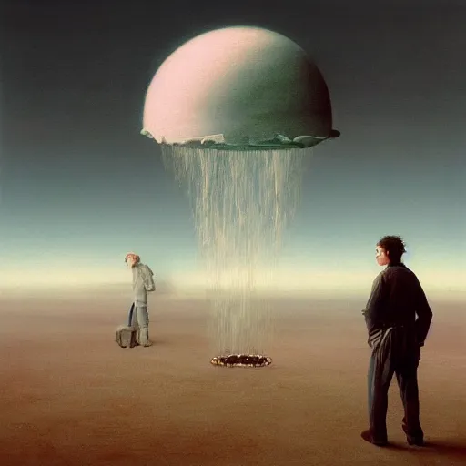 Prompt: hyperrealistic surrealism, David Friedrich, Kenne Gregoire, award winning masterpiece with incredible details, Zhang Kechun, a surreal vaporwave vaporwave vaporwave vaporwave vaporwave painting of an astronaut lost in a liminal space trying to escape from simulated reality, highly detailed, trending on ArtStation