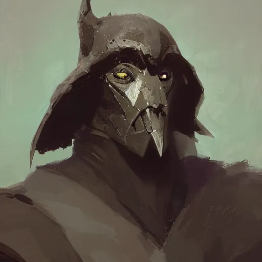 Prompt: digital art painting of an anthropomorphic!!! black crow!!! wearing wizard robes!!!, dnd portrait painted by craig mullins and gaston bussiere and greg rutkowski