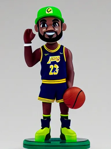 Prompt: lebron james amiibo