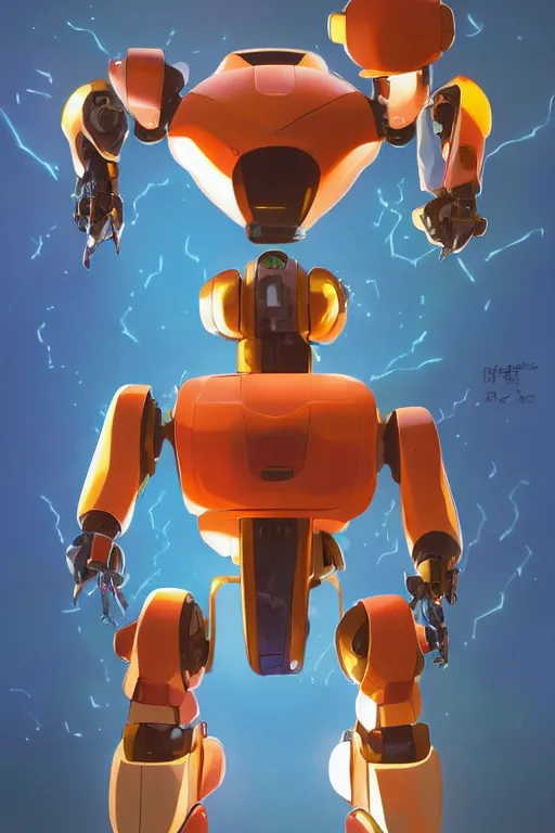 Image similar to metabots medabots medarotto medarot robot minimalist comics, behance hd by jesper ejsing, by rhads, makoto shinkai and lois van baarle, ilya kuvshinov, rossdraws global illumination ray tracing hdr radiating a glowing aura