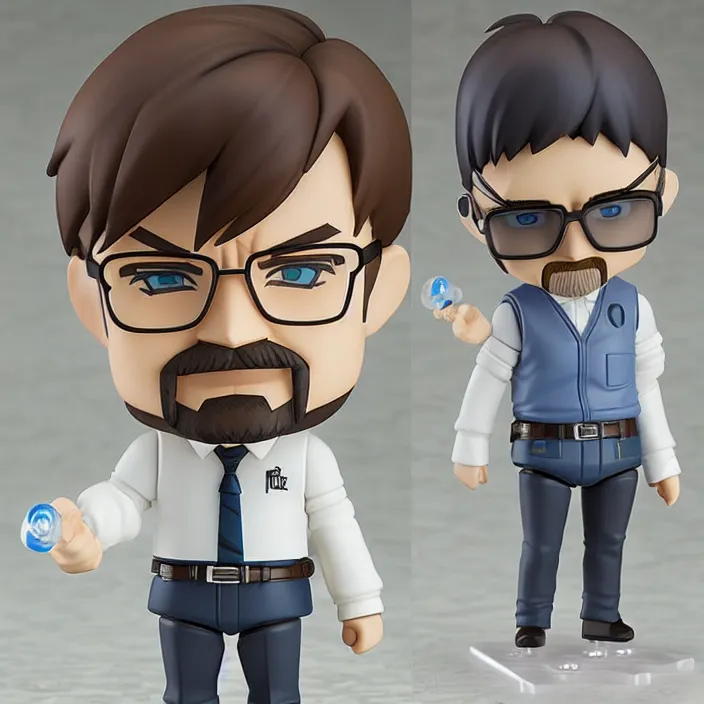 Image similar to Walter White, An anime Nendoroid of Walter White, figurine, detailed product photo