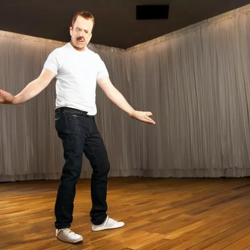 Image similar to photo of a 4 0 year old white man living thinking he's living the best life possible. he looks young for his age. he is at a dance club, it's as if he were in a music video. young woman can be seen dancing around him in a seductive manner.