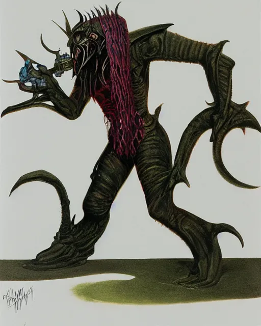 Prompt: male, dark jester by roger dean, by hr giger, hd, 8 k, highly detailed, sharpness