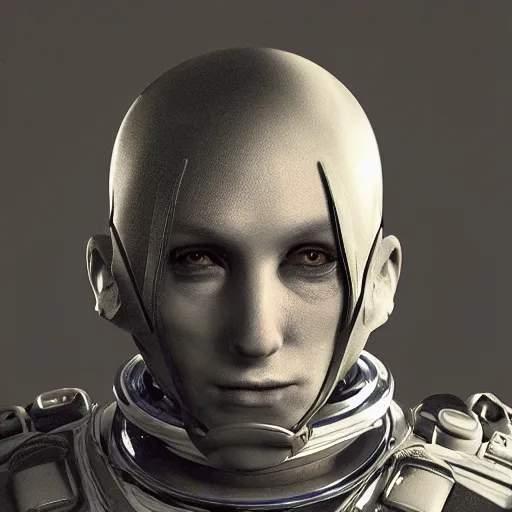 Prompt: Gothic astronaut, portrait, photorealistic, concept art, 8k