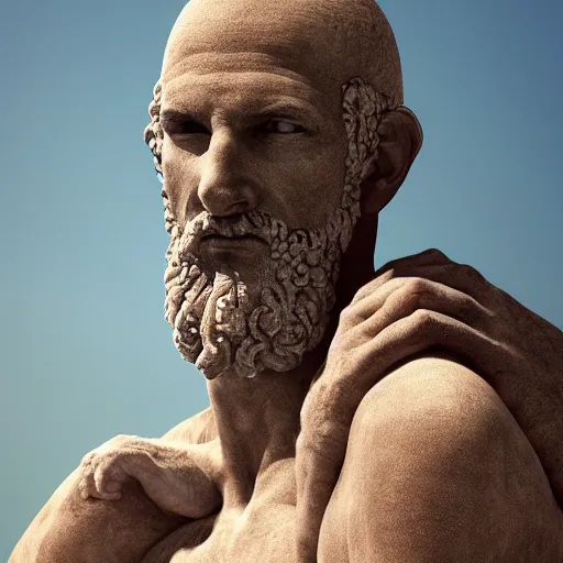 Image similar to portrait of a ancient greek, depth of field, zeiss lens, detailed, symmetrical, centered, fashion photoshoot, by annie leibovitz and steve mccurry, david lazar, jimmy nelsson, breathtaking, 8 k resolution, extremely detailed, beautiful, establishing shot, artistic, hyperrealistic, beautiful face, octane render