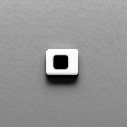 Image similar to Very tiny camera icon, iOS emoji, 3D clay render, 4k UHD, white background, isometric top down left view, diffuse lighting