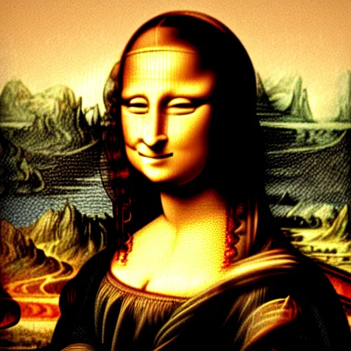 Prompt: mona lisa cyborg