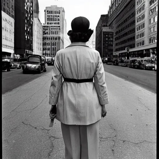 Image similar to the self portrait, by vivian maier,