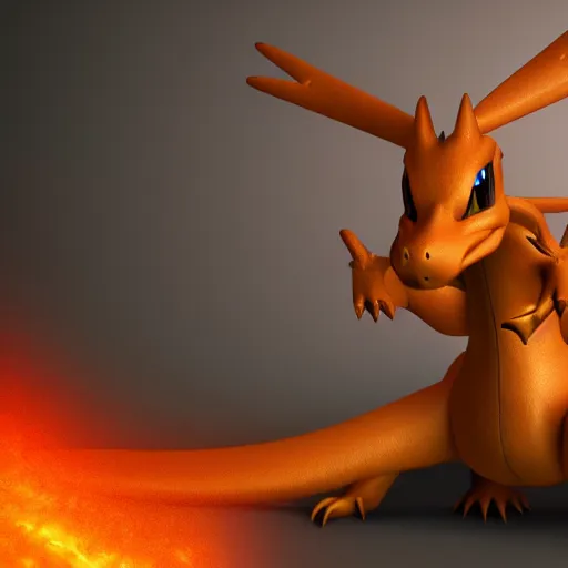 Image similar to photography of a realistic charizard animal, ultra detailed, 8 k, cinematic lighting, natural background, trending on artstation, pokemon