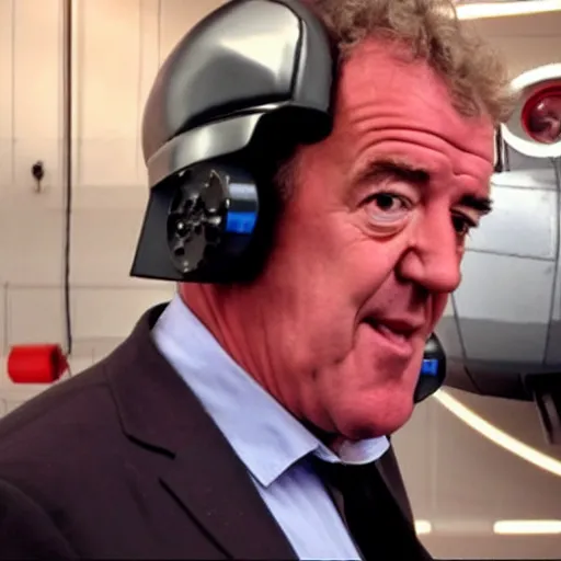 Prompt: Jeremy clarkson reviewing a Tie Fighter