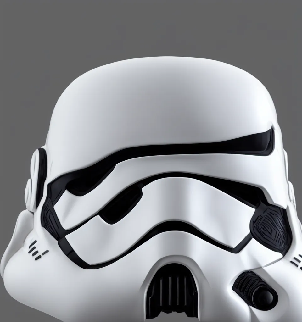 Prompt: storm trooper helmet, realistic, 8 k