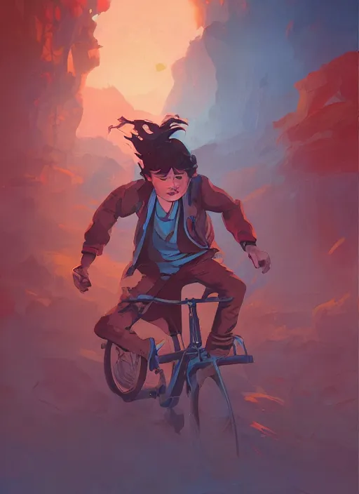 Image similar to hero world stranger things, behance hd by jesper ejsing, by rhads, makoto shinkai and lois van baarle, ilya kuvshinov, rossdraws global illumination