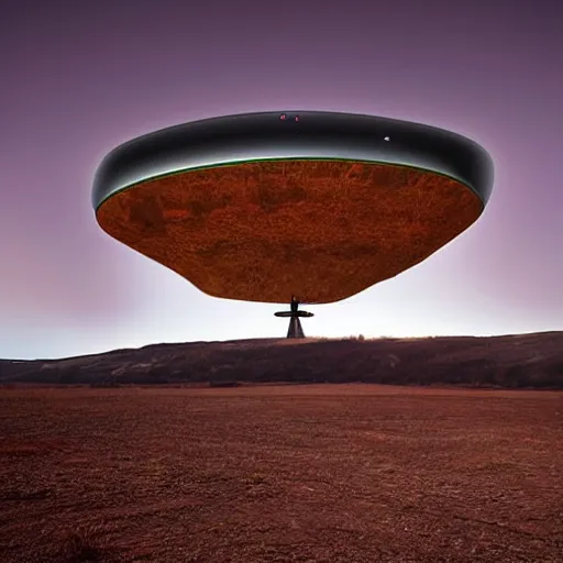 Image similar to huge mysterious ufo ignoring the laws of physics over a natural scene. strange otherwordly material. entries in the 2 0 2 0 sony world photography awards.