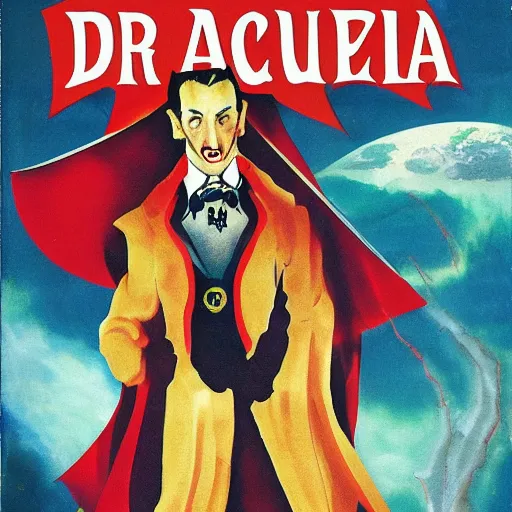 Image similar to dracula from space