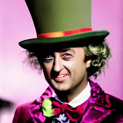 Image similar to geert wilders as gene wilder as willy wonka