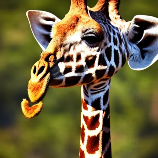 Image similar to a giraffe - human, wildlife photography