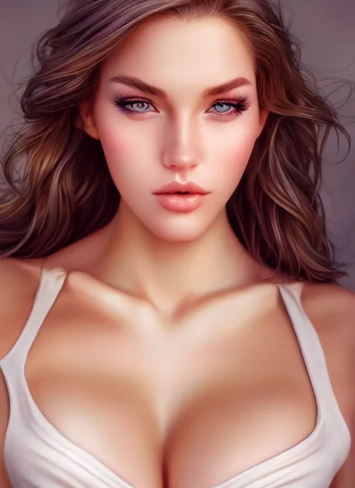 Image similar to a gorgeous female photo, professionally retouched, soft lighting, realistic, smooth face, full body shot, torso, dress, perfect eyes, sharp focus on eyes, 8 k, high definition, insanely detailed, intricate, elegant, art by artgerm and j scott campbell