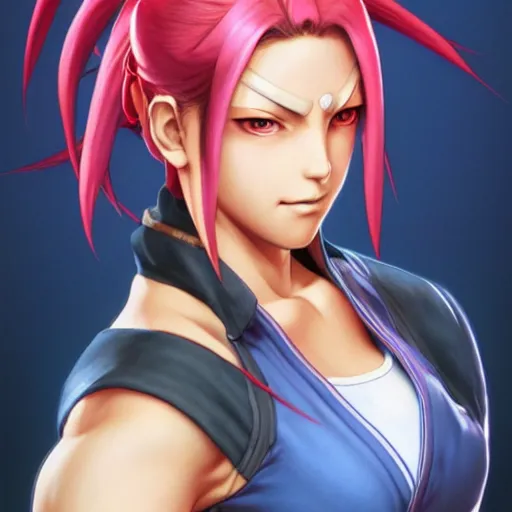 Image similar to sakura haruno as a street fighter character, cg animation, capcom, realistic, character select portrait, by artgerm, greg rutkowski, alphonse mucha, 3 d