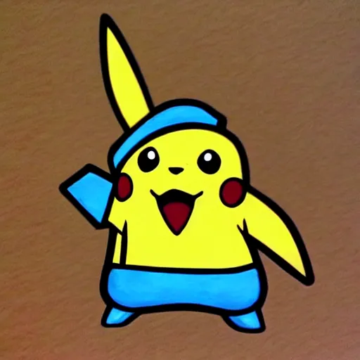 Prompt: cute pikachu artwork