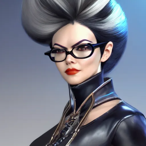 Image similar to a portrait of bayonetta, concept art, trending on artstation 3 d.