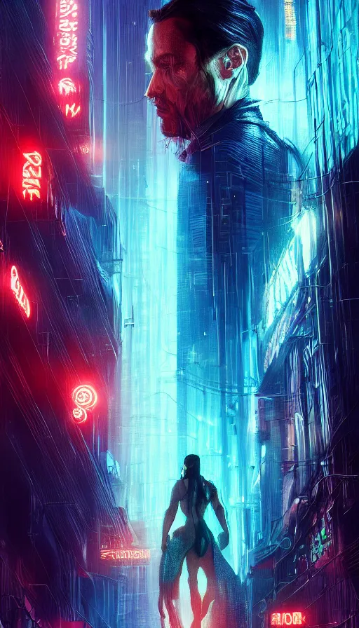 Prompt: altered carbon, rebirth, neon, dreamy vibe, lord of the rings, matrix, fame of thrones, fibonacci, sweat drops, insane intricate, highly detailed, cinematic, atmospheric. digital painting, artstation, concept art, smooth, sharp focus, illustration, unreal engine 5, 8 k, art by laura sava
