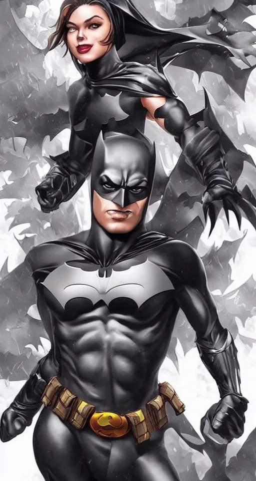 Prompt: Batmanl, created by artgerm, a masterpiece