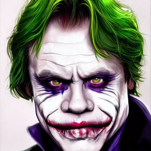 Image similar to mark hamill as the joker!! luke skywalker. mark hamill!! oil painting, artgerm, artstation, highly detailed, portrait