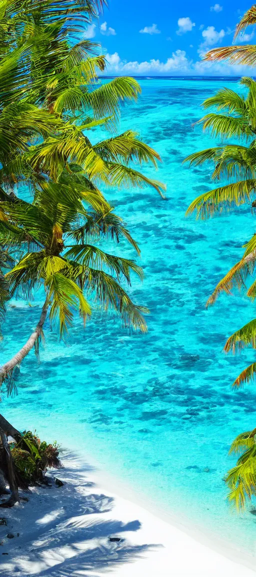 Image similar to bahamas, koh phiphi costa rica, crystal clear blue water, white sandy beach, 8 k wallpaper, stunning photography, beautiful lighting, dslr