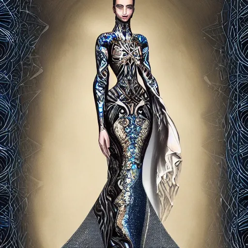a beautiful arabian woman wearing a futuristic dress, Stable Diffusion