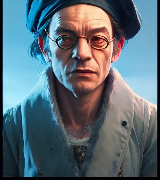 Prompt: highly detailed portrait voltaire in gta v, stephen bliss, unreal engine, fantasy art by greg rutkowski, loish, rhads, ferdinand knab, makoto shinkai and lois van baarle, ilya kuvshinov, rossdraws, tom bagshaw, global illumination, radiant light, detailed and intricate environment