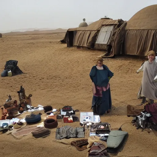 Image similar to jumble sale on Tatooine