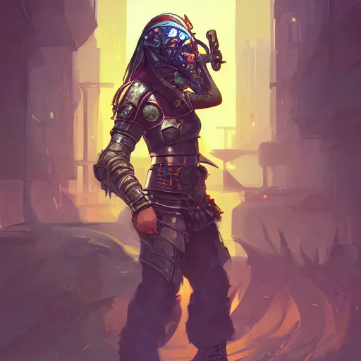 Image similar to cyberpunk viking helmet mask warrior goddess robot ninja fantasy, art gta 5 cover, official fanart behance hd artstation by jesper ejsing, by rhads, makoto shinkai and lois van baarle, ilya kuvshinov, ossdraws