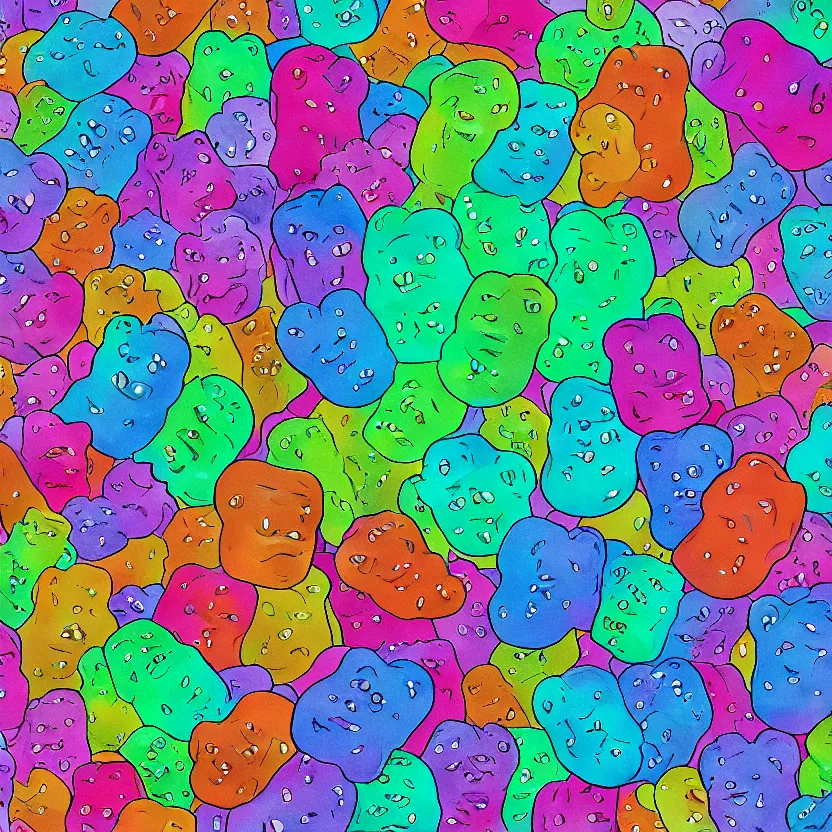 cute gummy bear wallpaper