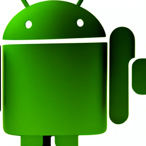 Image similar to android logo mixed with apple logo