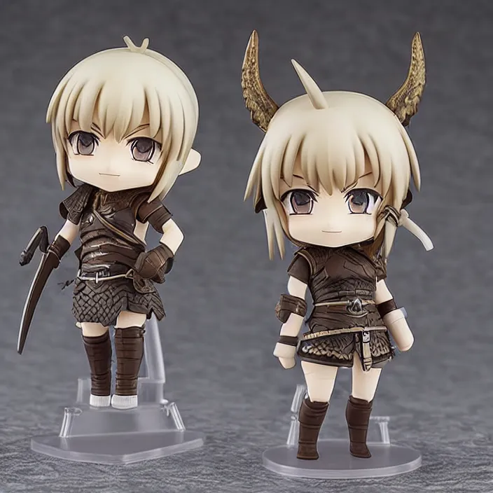 Image similar to The Dovahkiin, An anime Nendoroid of The Dovahkiin, figurine, detailed product photo