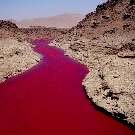 Image similar to photo of the river of blood, yemen